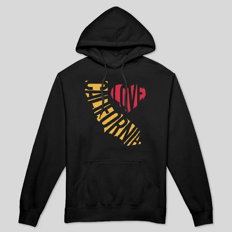 Understated Cool Fashion Minimalist CA LOVE MEN'S HOODIE