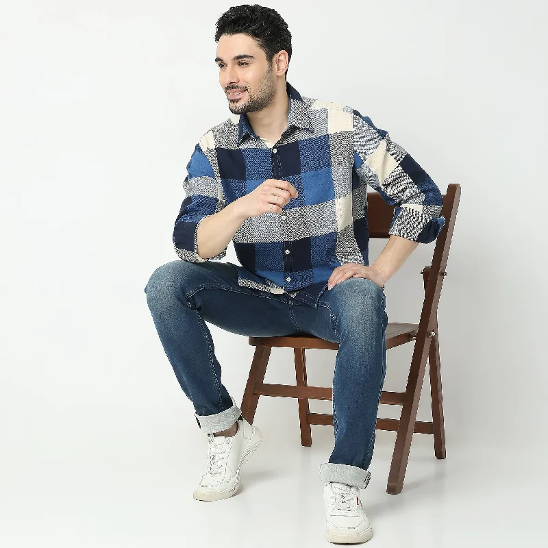 Regular Fit Checkered Shirt