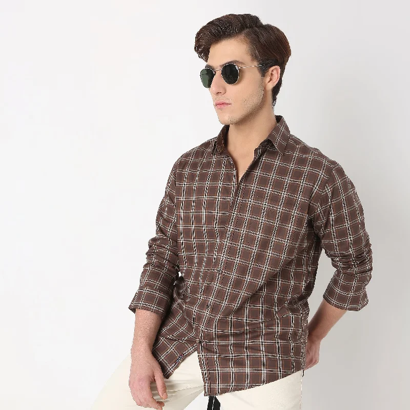 Regular Fit Checkered Shirt