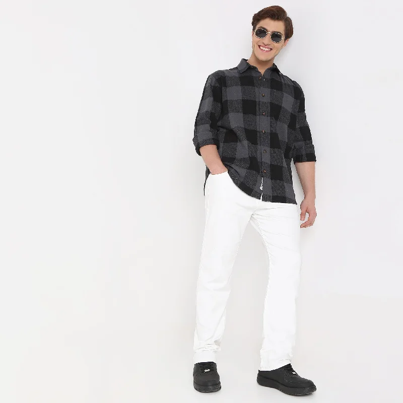 Regular Fit Checkered Shirt