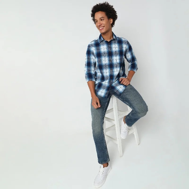 Regular Fit Checkered Shirt