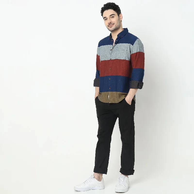 Regular Fit Striped Shirt