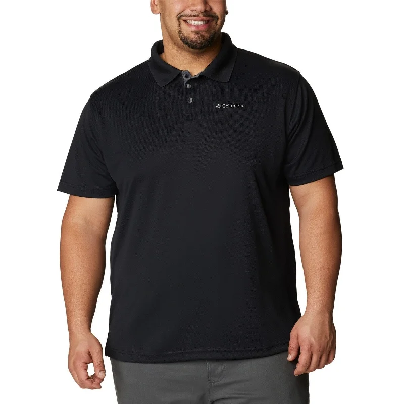 Columbia Men's Big & Tall Utilizer Polo Black - 2X