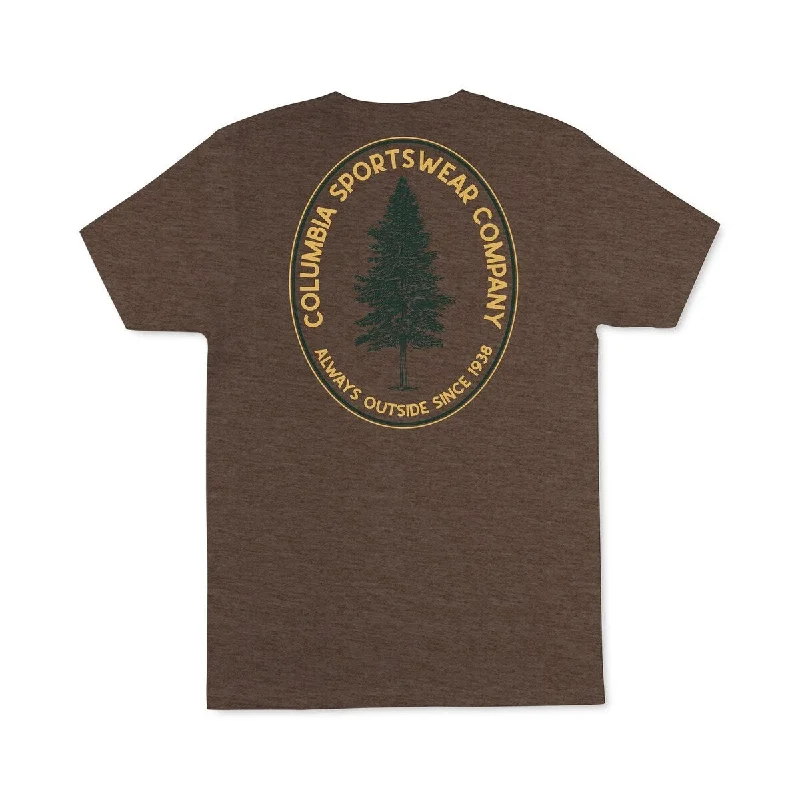 Columbia Men's Pine Graphic T-Shirt Brown Size Small