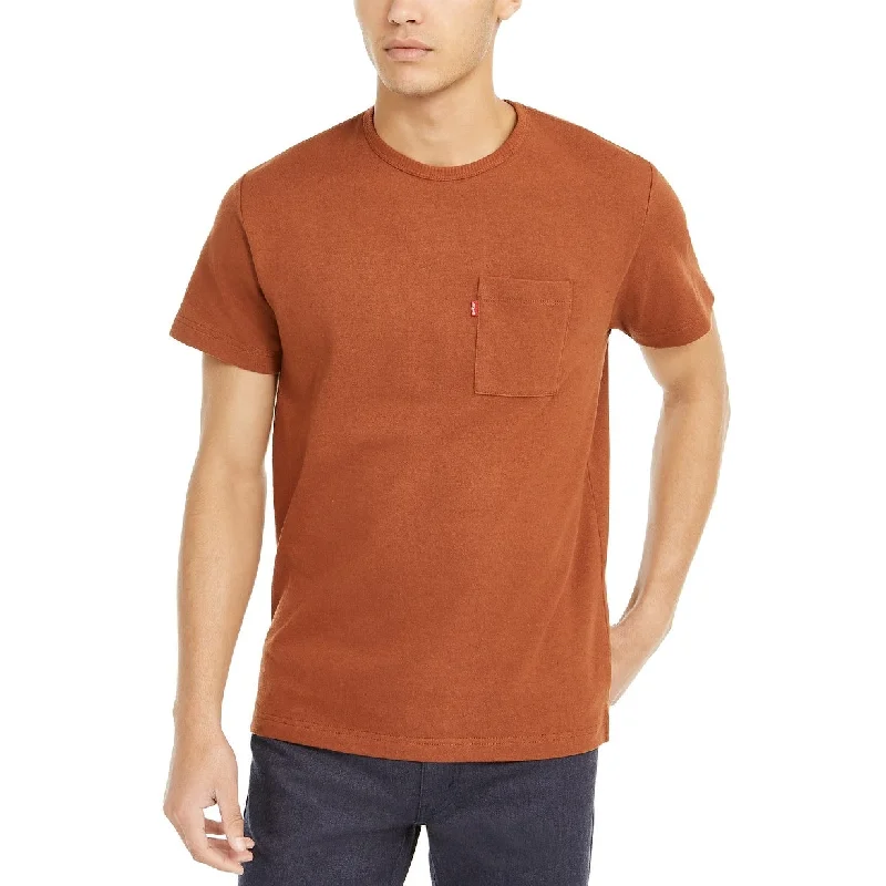 Levi's Men's Heavyweight Pocket T-Shirt Brown Size Small