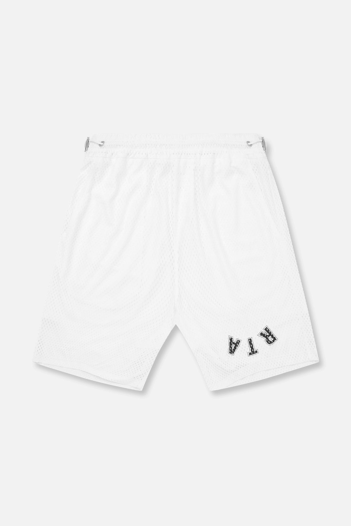 MESH SHORT | WHITE UPSIDE DOWN LOGO