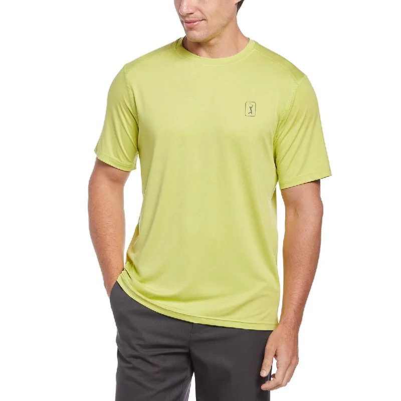 PGA Tour Men's Performance Stretch T-Shirt Green Size Small