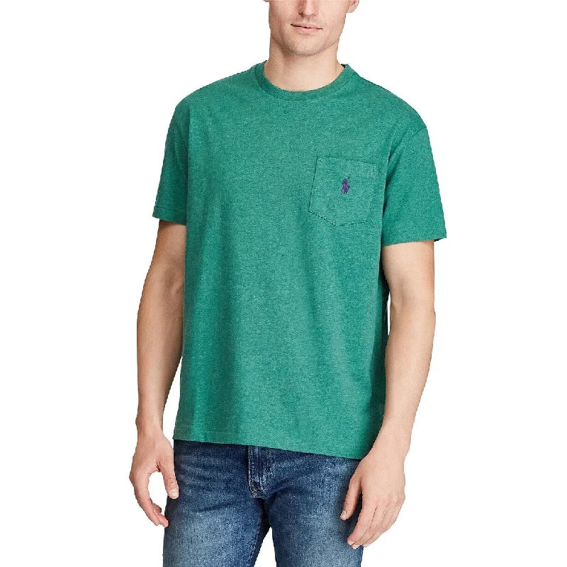 Polo Ralph Lauren Men's Pocket Logo T-Shirt Green Size Small