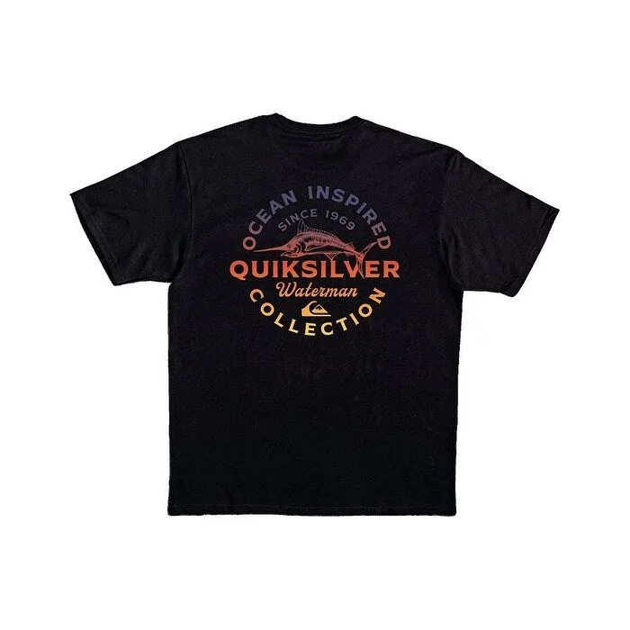 Quiksilver Waterman Men's Ocean Eyes T-Shirt Black Size Small