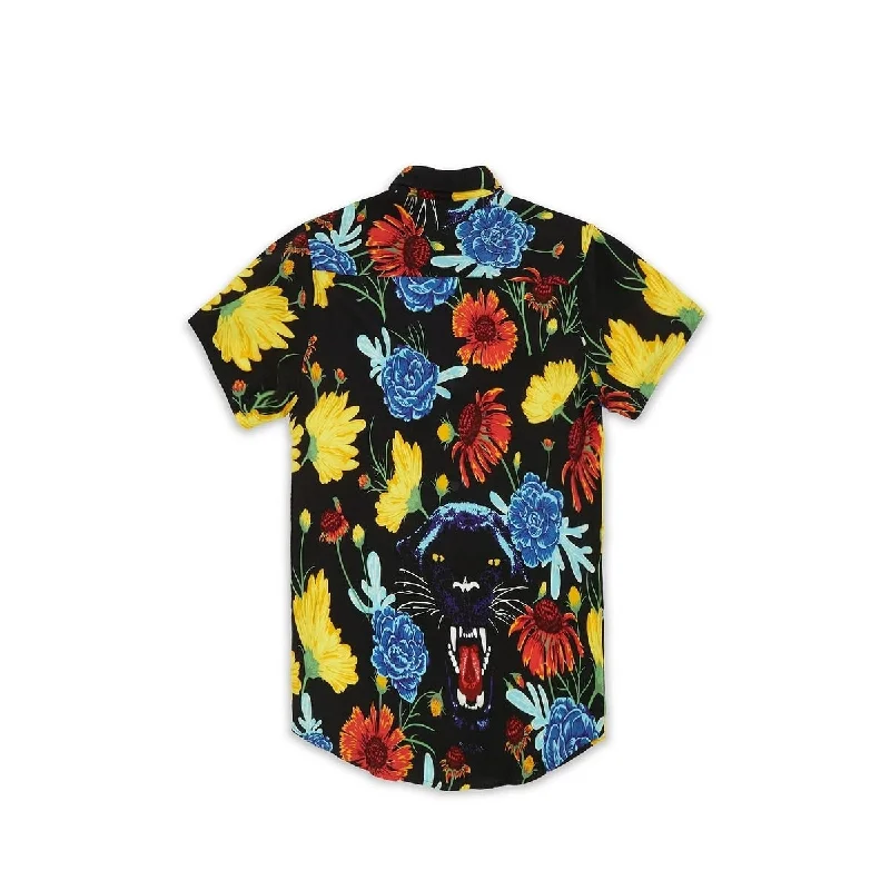 Reason Men's Devour Floral Shirt Black Size Small