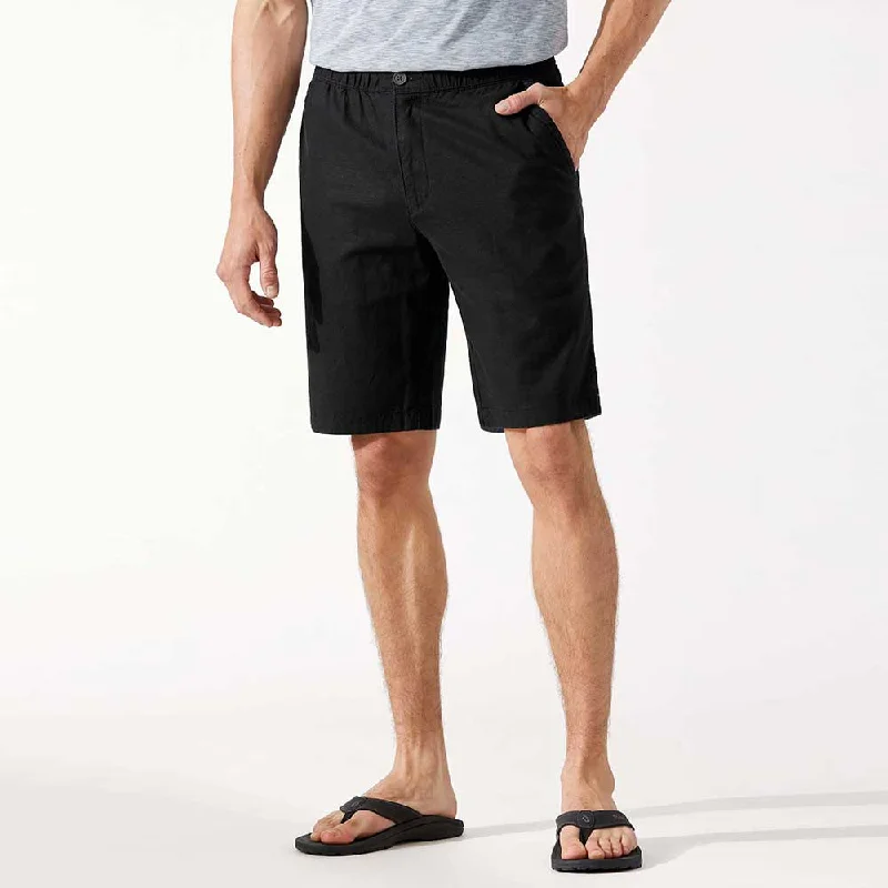 Tommy Bahama 10-Inch Linen In Paradise Shorts - Black