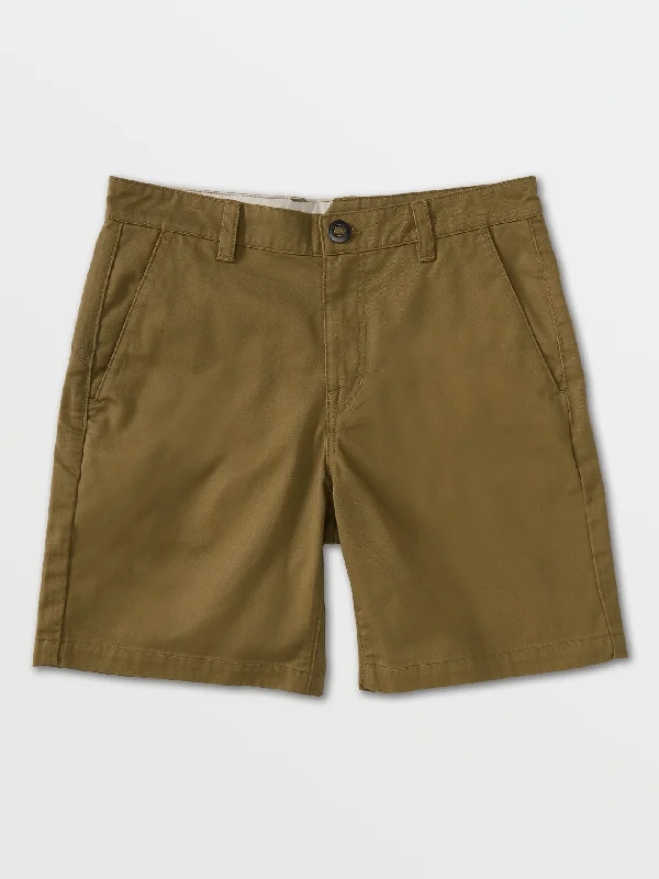 Barracks Relaxed Chino Shorts - Dark Khaki