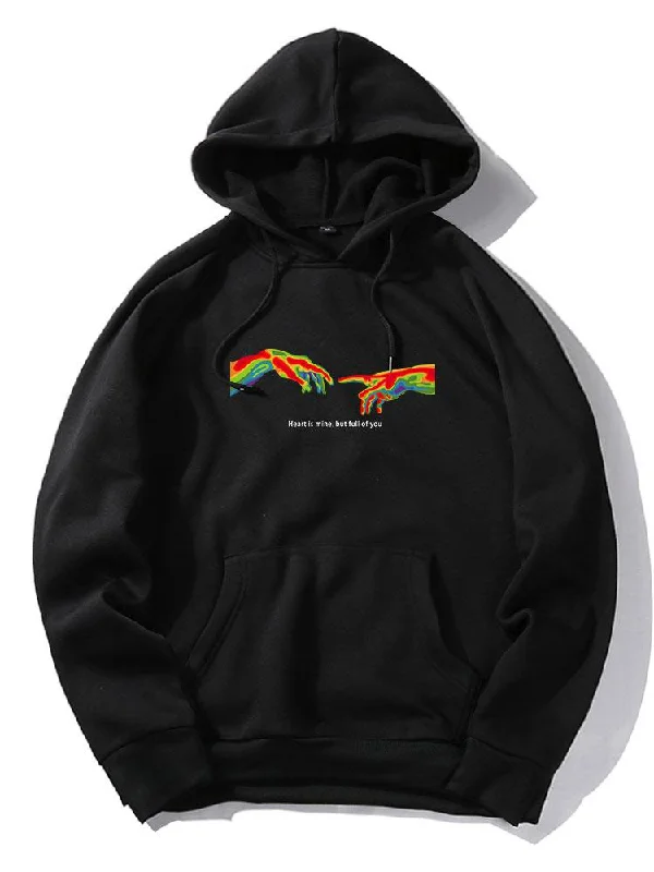 Infrared Hand Print Hoodie