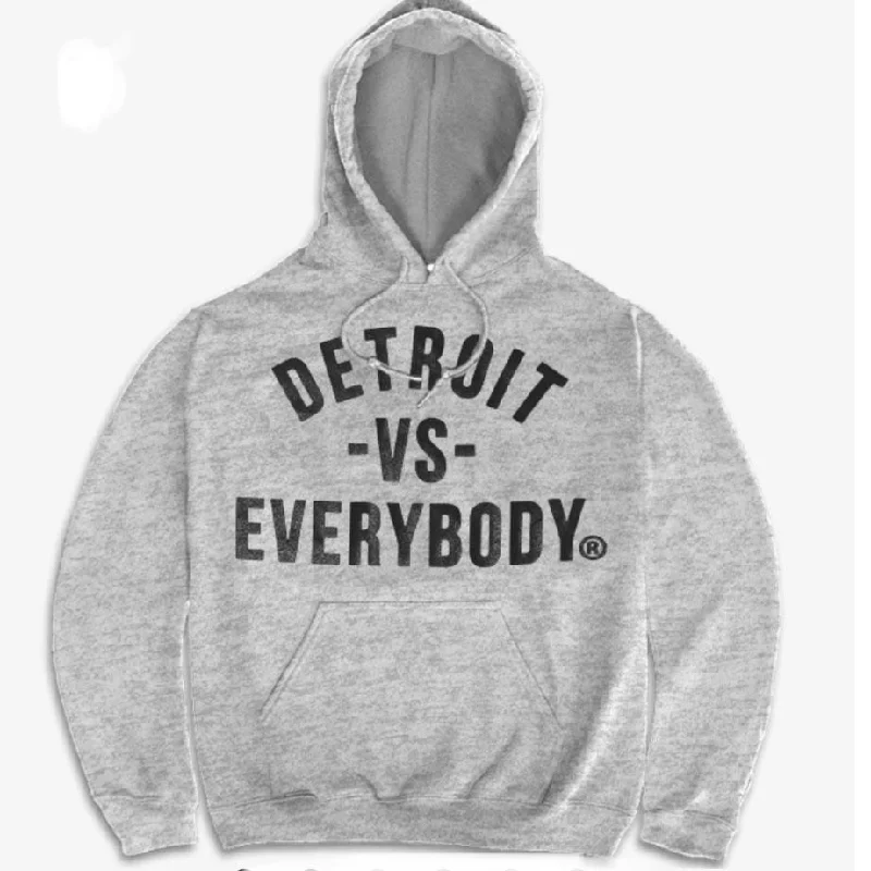 KIDS DET VS EVERYBODY HOODIE GREY/BLK