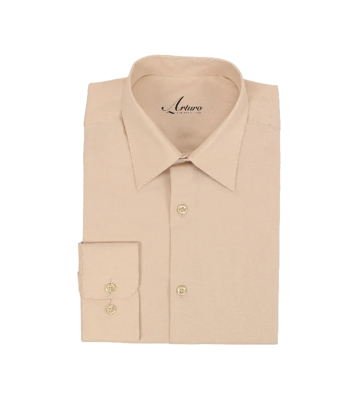 Arturo 100 Modern Fit Dress Shirt Champagn