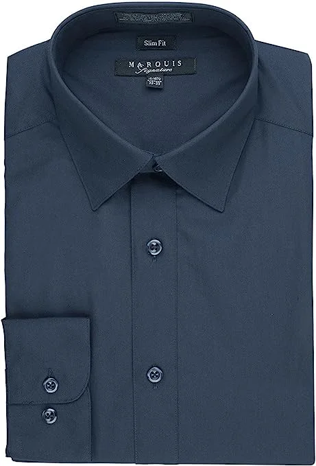 Marquis 009SL Dress Shirt Slim Fit Navy