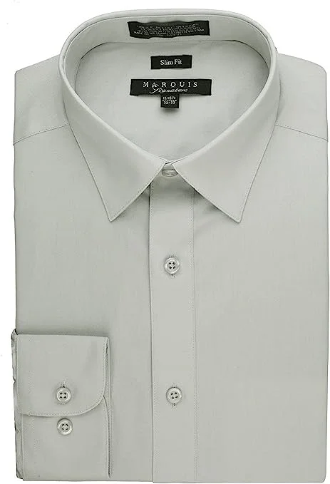 Marquis 009SL Dress Shirt Slim Fit Silver