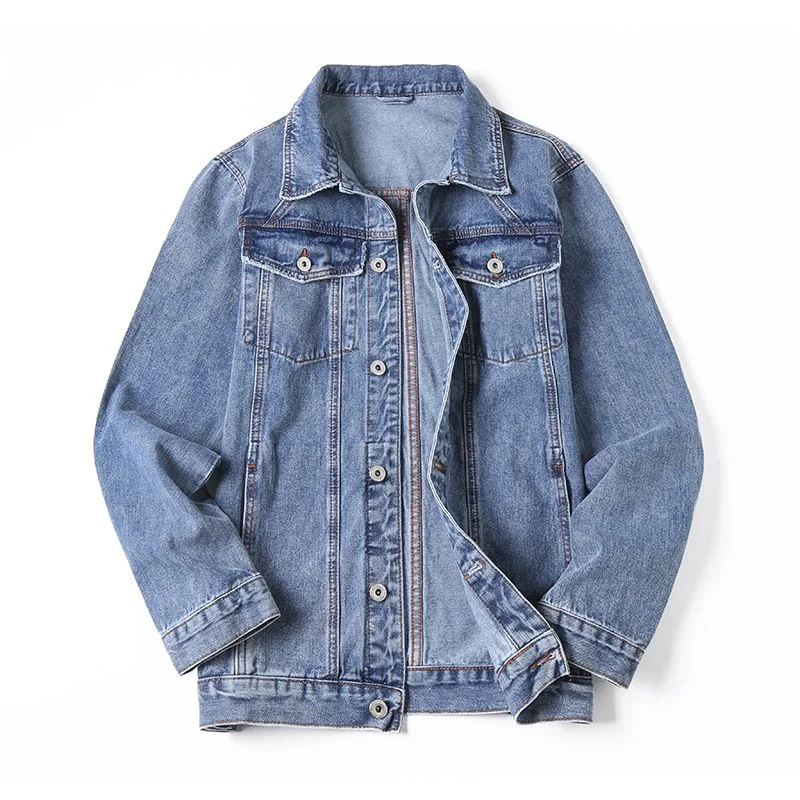 Men's Fashion Classic Denim Jean Jacket Button Down Urban Coat