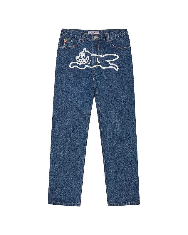 Running Dog Double Scoop Denim Pant