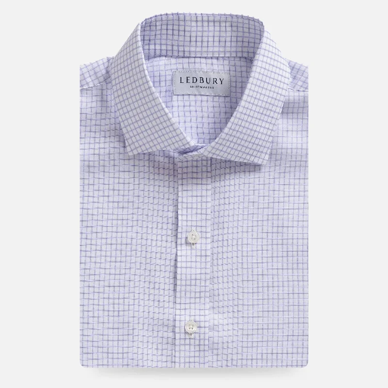 The Lavender Owenby Comfort Stretch Check Custom Shirt