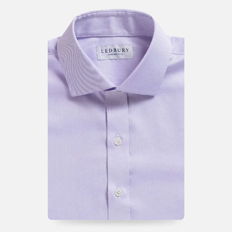 The Lavender Sanders Non Iron Fine Twill Custom Shirt