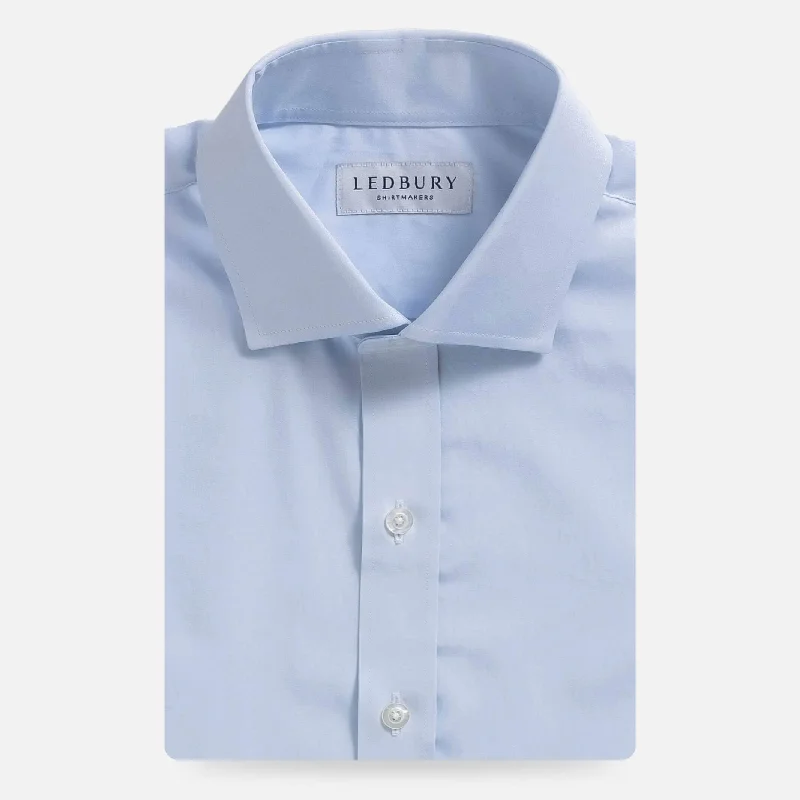 The Light Blue Regent 120s Poplin Custom Shirt