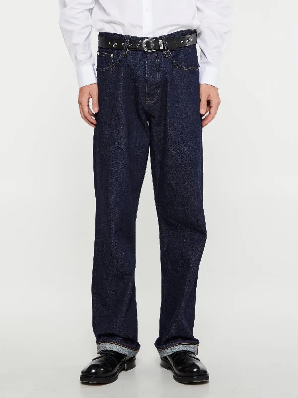 Loose Jeans in Simple Rinse Blue