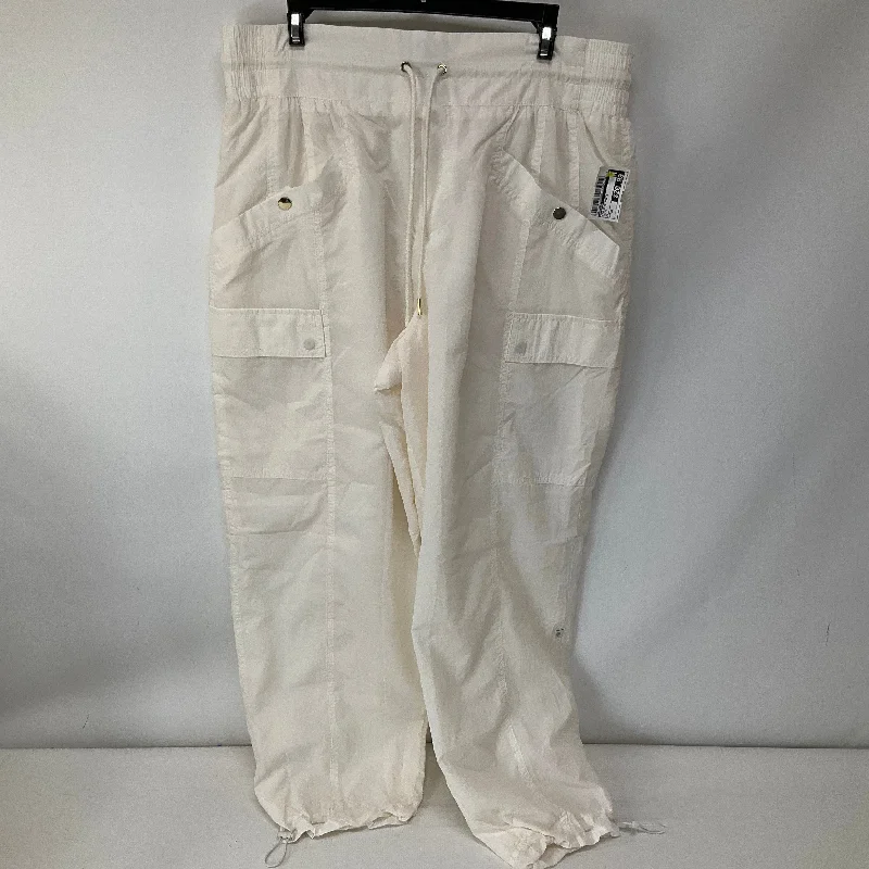 Athletic Pants By Athleta In White, Size: Xl