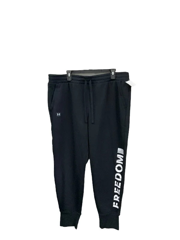 Athletic Pants By Under Armour In Black, Size: 2x