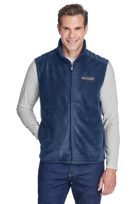 Columbia Mens Steens Mountain Full Zip Fleece Vest - Collegiate Navy Blue