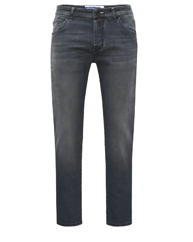 Dark Grey Bard Denim Pants