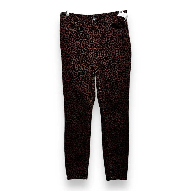 Pants Ankle By Loft In Animal Print, Size: 4