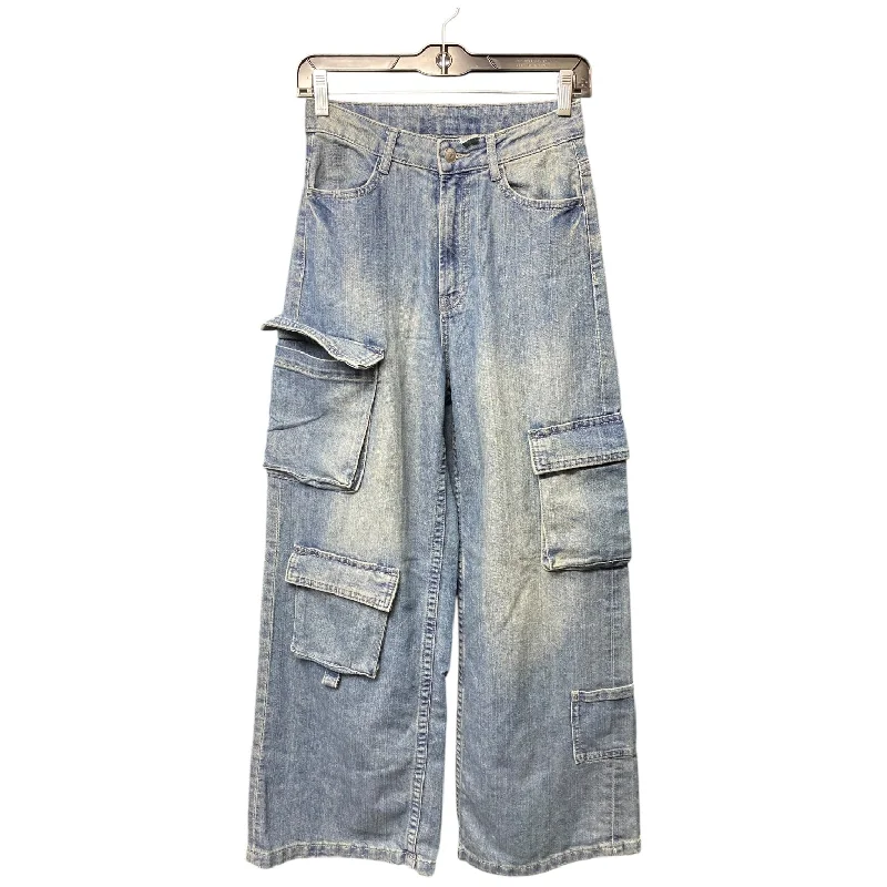 Pants Cargo & Utility By Divided In Blue Denim, Size: 0