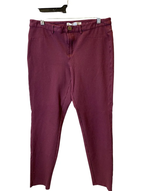 Pants Other By Lc Lauren Conrad In Maroon, Size: 10