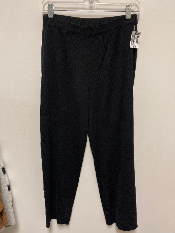 Pants Wide Leg By Ming Wang In Black, Size: S