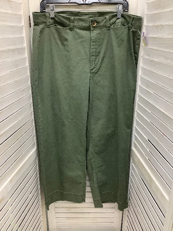 Pants Wide Leg By Old Navy In Green, Size: 14