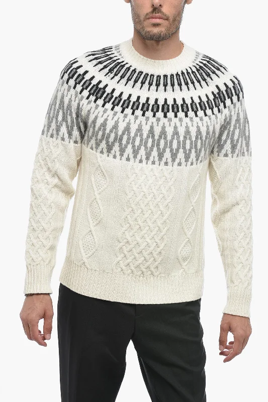 Altea Crew Neck NORVEGESE Cashmere Blend Sweater