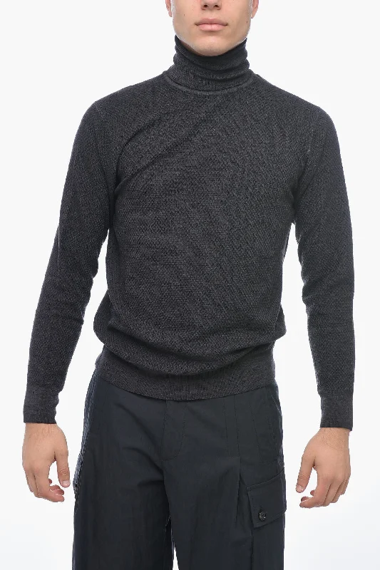 Altea Turtleneck DAMIÈ Jacquard Virgin Wool Sweater