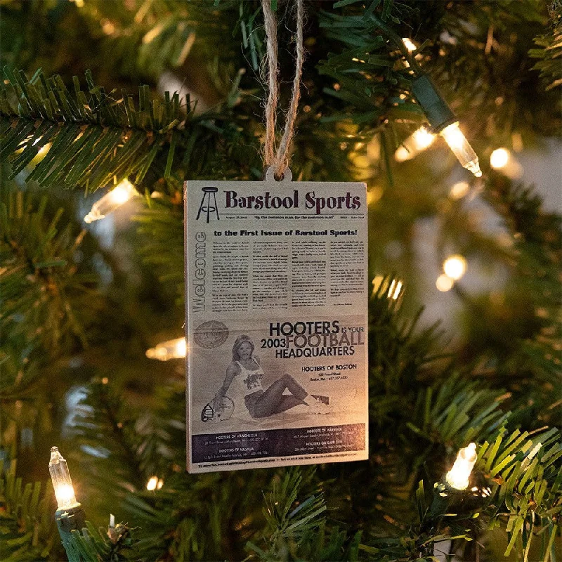 Barstool Sports Newspaper Ornament