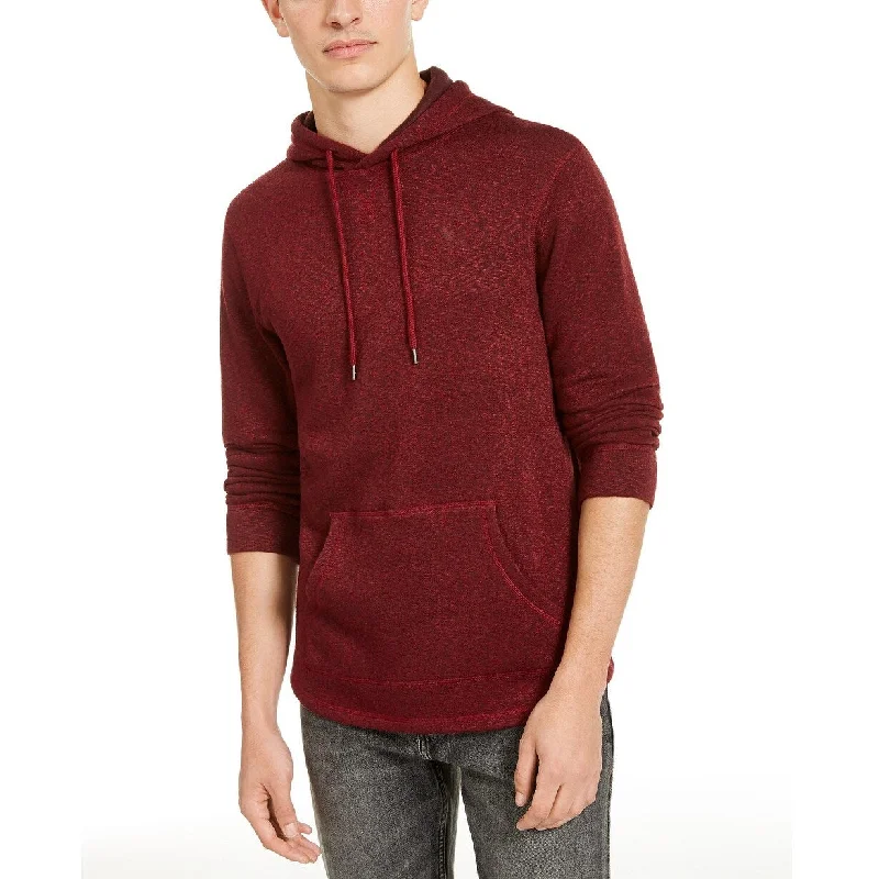 Levi's Men's Cash Textured Fleece Hoodie Red Size Extra Large