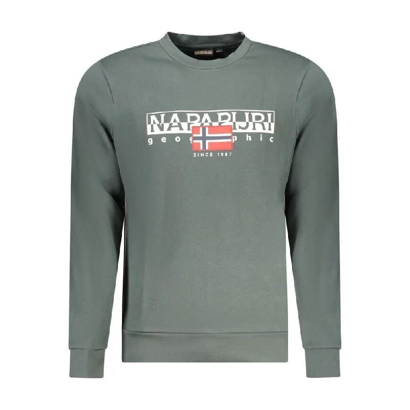 Napapijri Green Cotton Men's Sweater