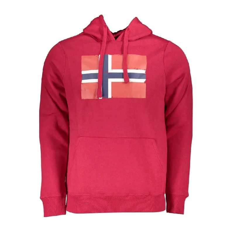 Norway 1963 Red Cotton Men's Sweater