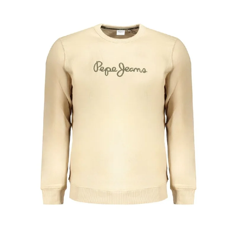 Pepe Jeans Beige Cotton Men's Sweater