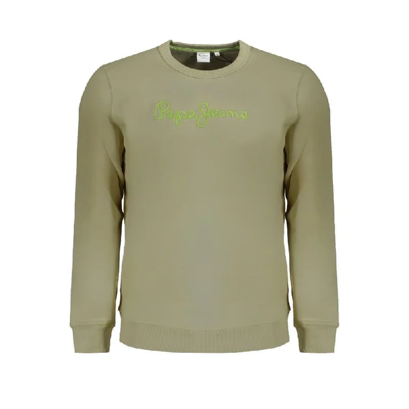 Pepe Jeans Green Cotton Men's Sweater