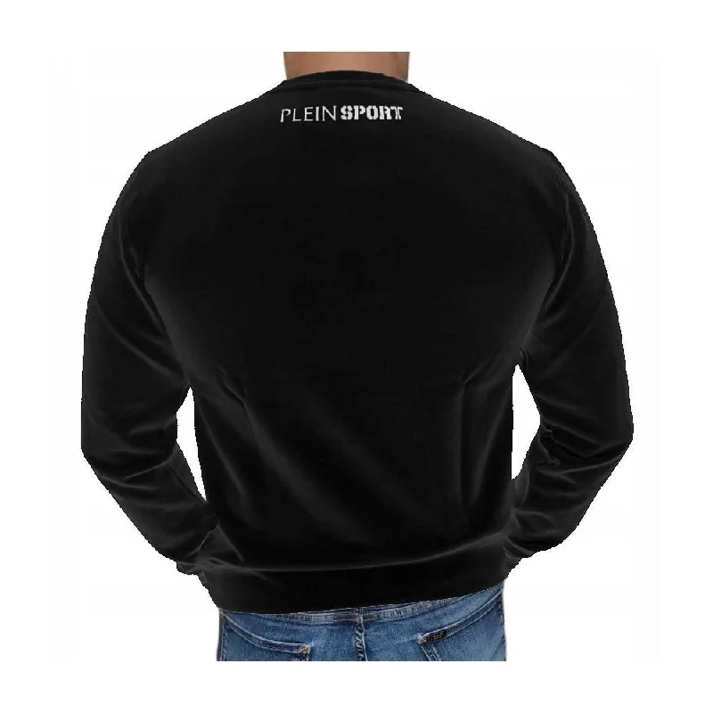 Plein Sport Black Cotton Men Men's Sweater