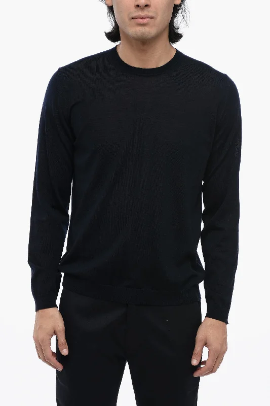 Roberto Collina Extrafine Merinos Wool Crew Neck Sweater