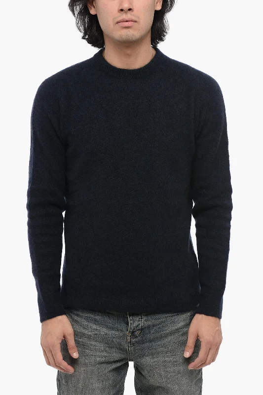 Roberto Collina Solid Color Cashmere Blend Crewneck Sweater