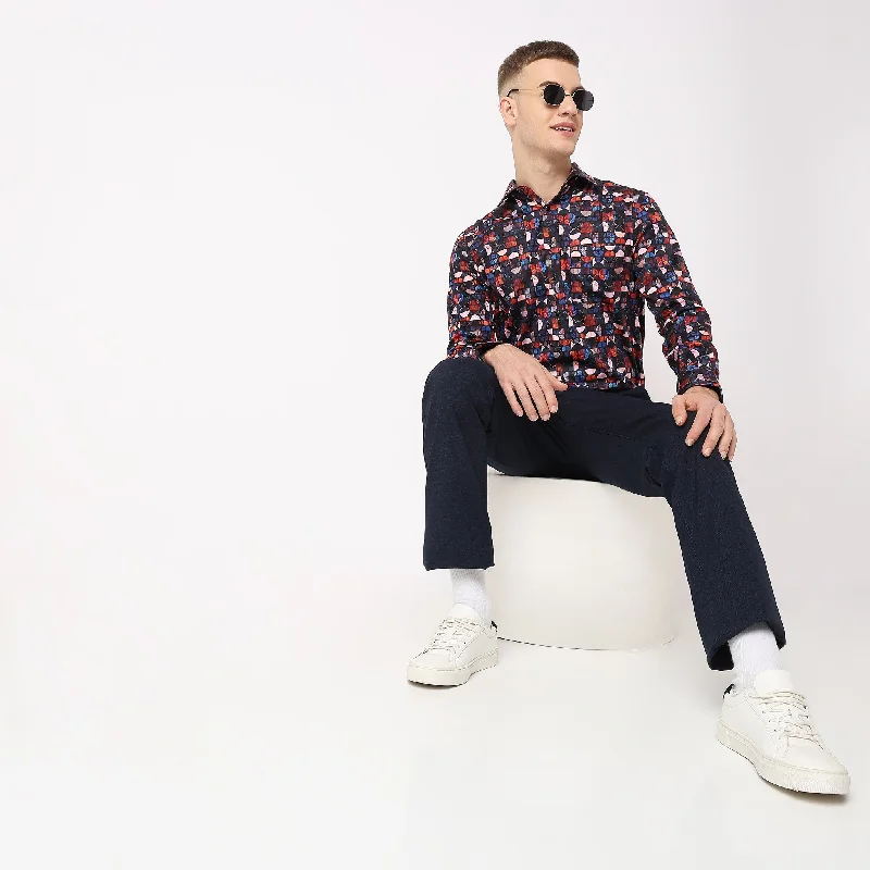 Slim Fit Printed Shirt