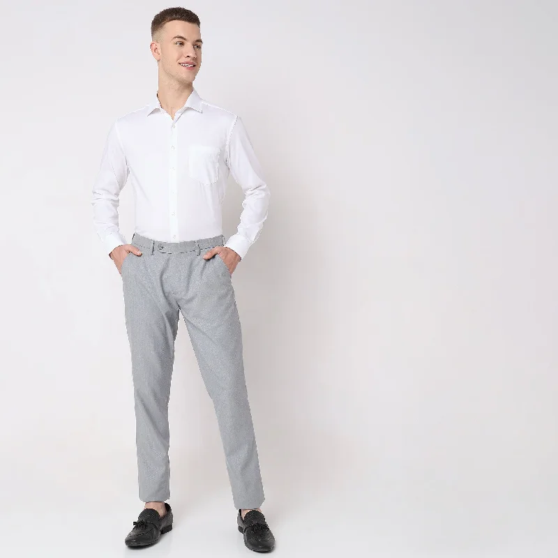 Slim Fit Solid Shirt