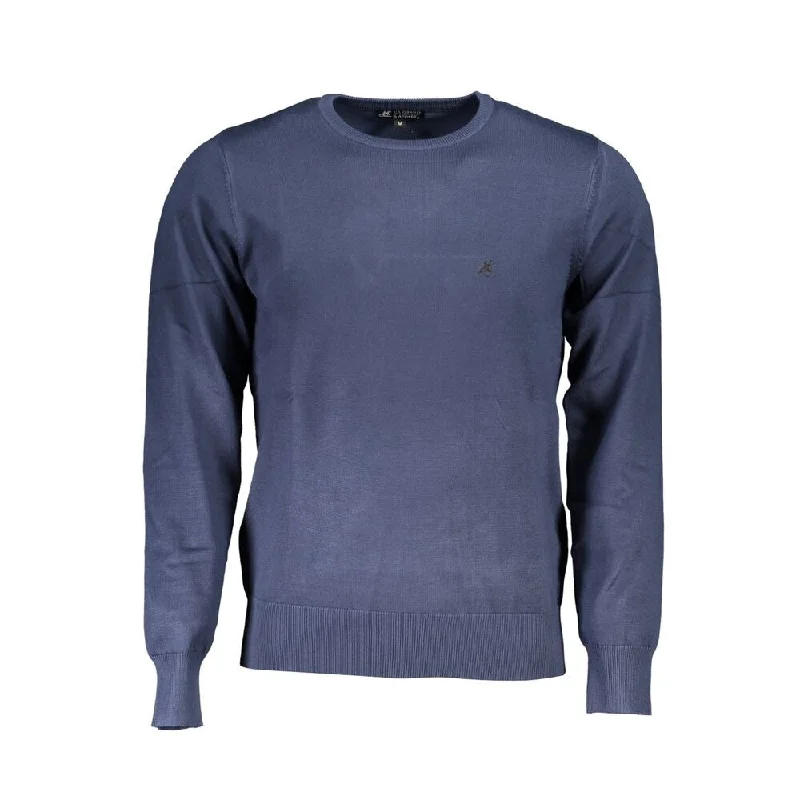 U.S. Grand Polo Blue Nylon Men's Sweater